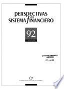 Perspectivas del sistema financiero