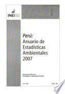 Perú, estadísticas del medio ambiente