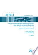 PG-3 Pliego de prescripciones técnicas generales para obras de carreteras y puentes