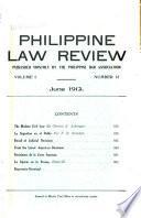 Philippine Law Review