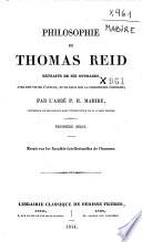 Philosophie de Thomas Reid