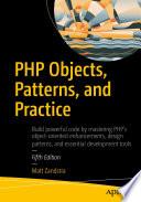 PHP Objects, Patterns, and Practice