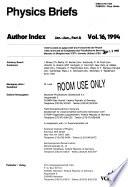 Physics Briefs