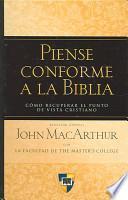 Piense Conforme a la Biblia-H