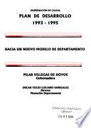 Plan de desarrollo, 1993-1995