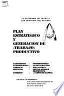 Plan estrategico y generación de trabajo productivo