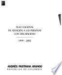 Plan nacional de atención a las personas con discapacidad, 1999-2002