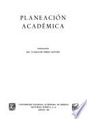 Planeación académica