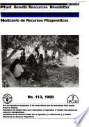 Plant Genetic Resources Newsletter