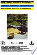 Plant Genetic Resources Newsletter