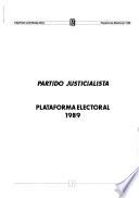 Plataforma electoral, 1989