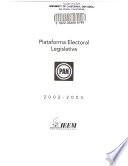 Plataforma electoral legislativa, 2002-2003: PAN