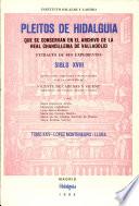 Pleitos de hidalguía que se conservan en el Archivo de la Real Chancillería de Valladolid