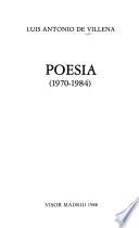 Poesía (1970-1984)