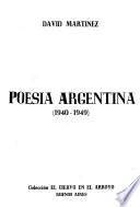 Poesia argentina (1940-1949)