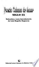 Poesía cubana de amor, siglo XX