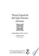 Poesía española del siglo veinte