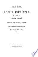 Poesía española
