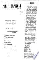 Poesía española