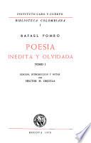 Poesía inédita y olvidada