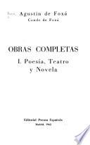 Poesía, teatro y novela