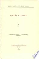 Poesía y teatru