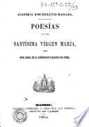 Poesias a la Santisima Virgen Maria