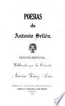 Poesías de Antonio Sellén
