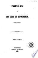 Poesías de don José de Espronceda