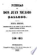 Poesías de Don Juan Nicasio Gallego
