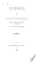 Poesías de don Mariano Melgar