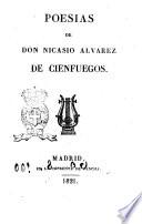 Poesías de don Nicasio Alvarez de Cienfuegos