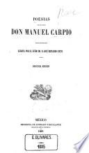 Poesias del sr. dr. don Manuel Carpio