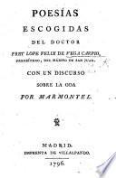 Poesías escogidas. ... Con un discurso sobre la Oda por Marmontel
