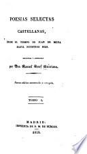 Poesías selectas castellanas: (1829. XVI, LXXVII, 375 p.)