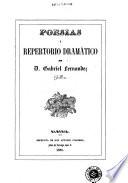 Poesias y repertorio dramático de D. Gabriel Fernandez Guillen