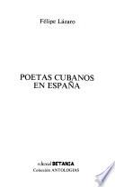 Poetas cubanos en España