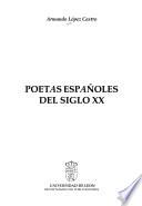 Poetas españoles del siglo XX