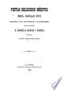 Poetas religiosos inéditos del siglo XVI