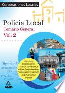 Policia Local Temario General Vol.2