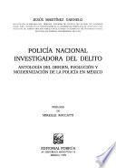 Policía nacional investigadora del delito