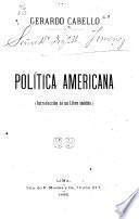 Politica americana (Introducción de un libro inédito)