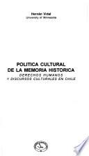 Política cultural de la memoria histórica