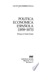 Política económica española, (1959-1973)