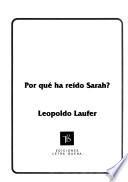 Por qué ha reído Sarah?