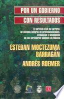 Por un gobierno con resultados, el servicio civil de carrera