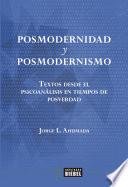 Posmodernidad y posmodernismo