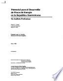 Potencial para el desarrollo de fincas de energía en la República Dominicana