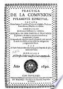 Practica de la comunion puramente espiritual