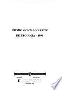 Premio Gonzalo Nardiz de Etología, 1993